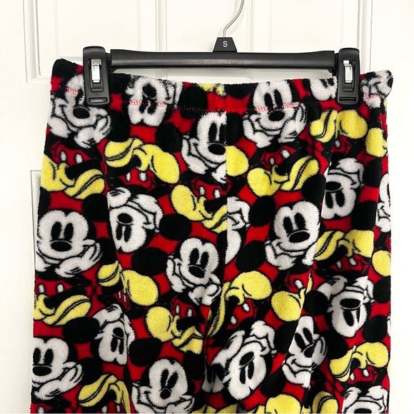 DISNEY plush pajama pants mickey mouse character soft thick fleece lounge pant - Picture 8 of 8